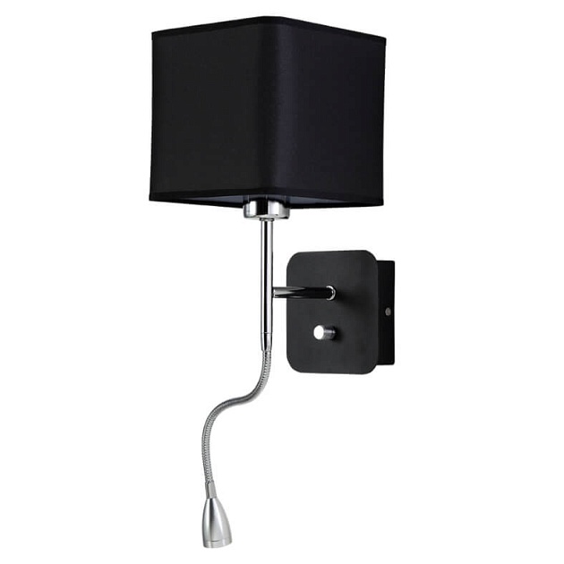 Бра Crystal Lux Paco AP2 Chrome/Black изображение 1 Бра Crystal Lux Paco AP2 Chrome/Black Фото № 1