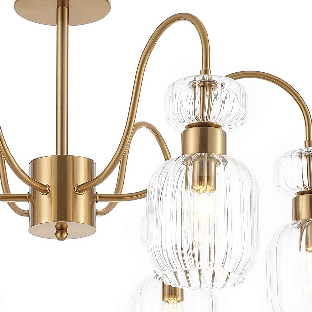 Потолочная люстра Escada Gloss 1141/6PL Clear Фото № 2