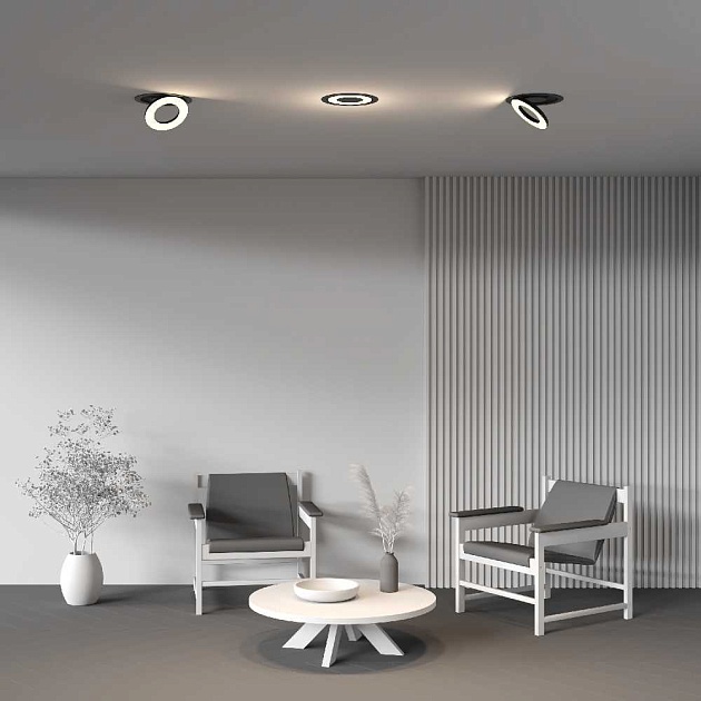 Встраиваемый светильник Maytoni Technical Downlight DL102-12W3K-B изображение 4 Встраиваемый светильник Maytoni Technical Downlight DL102-12W3K-B Фото № 4