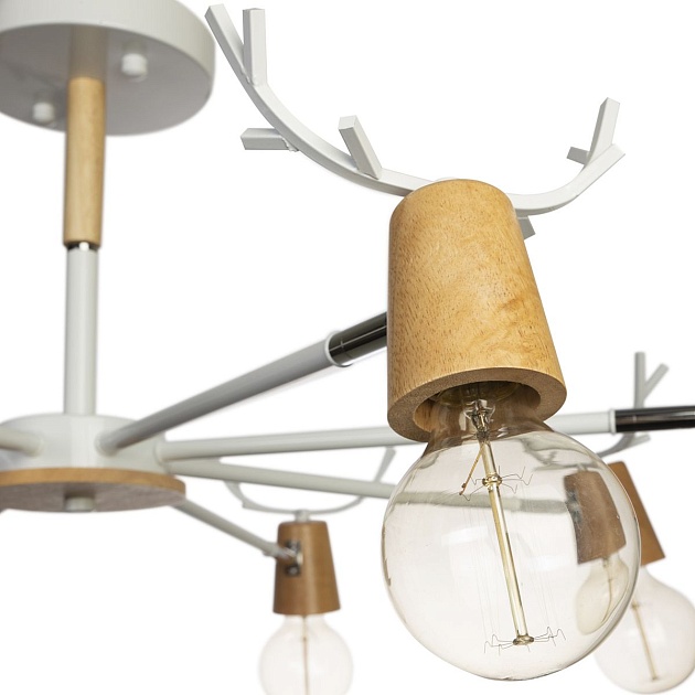 Потолочная люстра Loft IT Sven 10024/8 White изображение 4 Потолочная люстра Loft IT Sven 10024/8 White Фото № 4