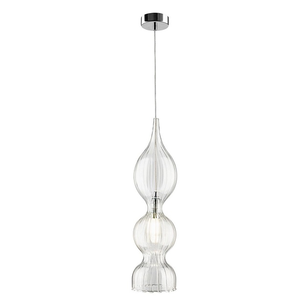Подвесной светильник Crystal Lux Iris SP1 B Transparent Фото № 6