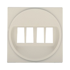 Накладка LK Studio аудио-розетки (бежевый) 857401-1