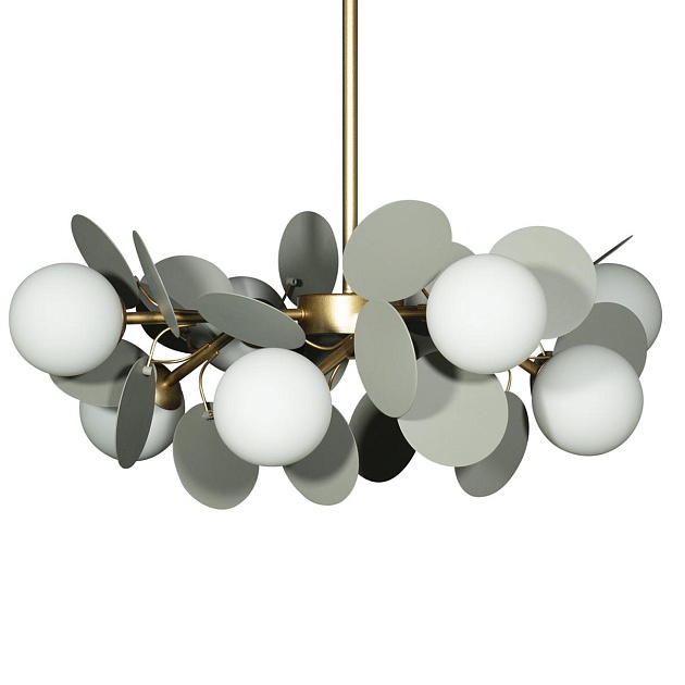 Подвесная люстра Loft IT Matisse 10008/8 Grey изображение 6 Подвесная люстра Loft IT Matisse 10008/8 Grey Фото № 6
