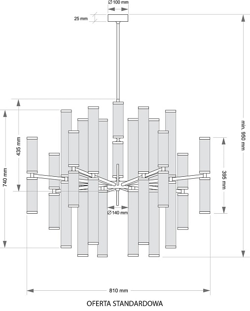 Подвесной светильник KUTEK SALETTO SAL-ZW-32(P) Фото № 3