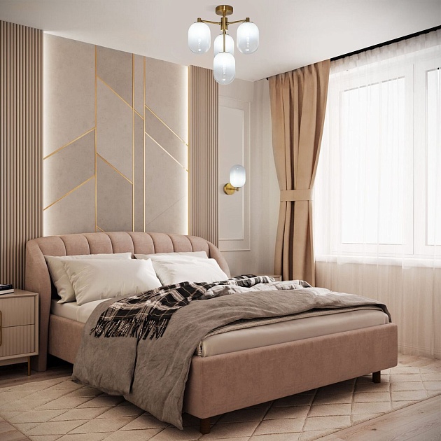 Потолочная люстра Eurosvet Loona 60161/4 латунь Фото № 5