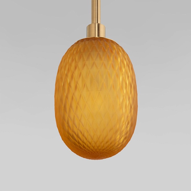 Подвесной светильник Eurosvet Pineapple 50266/1 янтарный Фото № 3