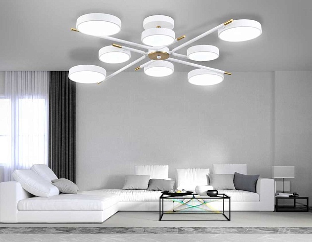 Люстра на штанге Ambrella light COMFORT FL516338 Фото № 9