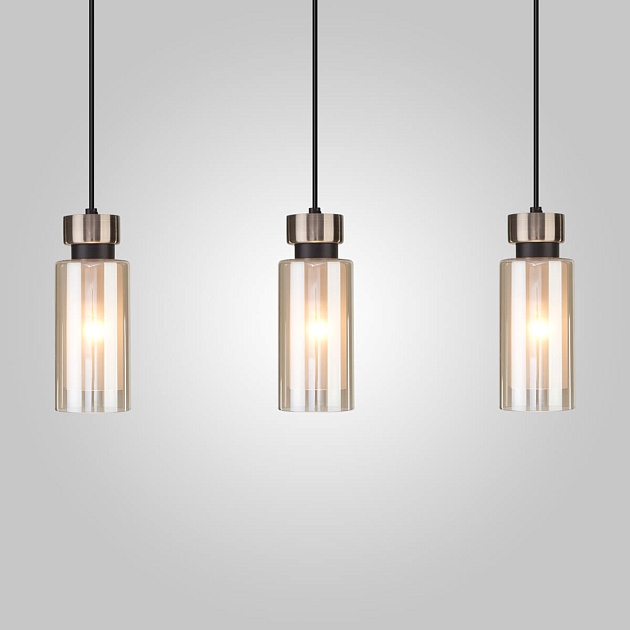 Подвесной светильник Eurosvet Amado 50115/3 черный Фото № 1