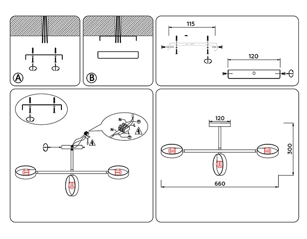 Потолочный светильник Ambrella light Traditional TR8229 Фото № 6