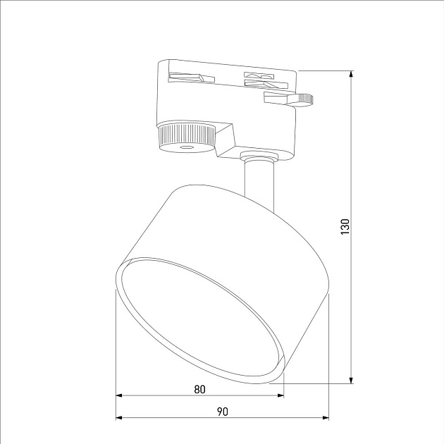 Трековый светильник TK Lighting 4398 Tracer Black Фото № 3