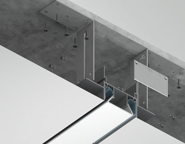 Встраиваемый профиль с рассеивателем Ambrella Illumination GP4000AL Фото № 4