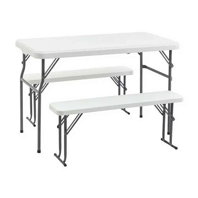 Комплект складной мебели Stool Group белый УТ000036671 Фото № 1