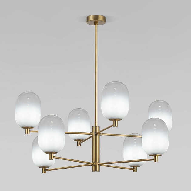 Подвесная люстра Eurosvet Loona 60161/8 латунь Фото № 1