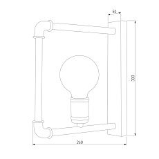 Бра TK Lighting 4148 Hydria 1