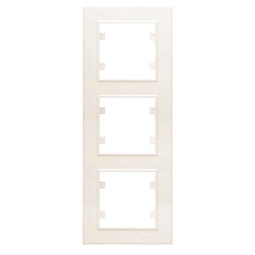 Рамка Makel 3-м Karea вертик. крем. 56010708