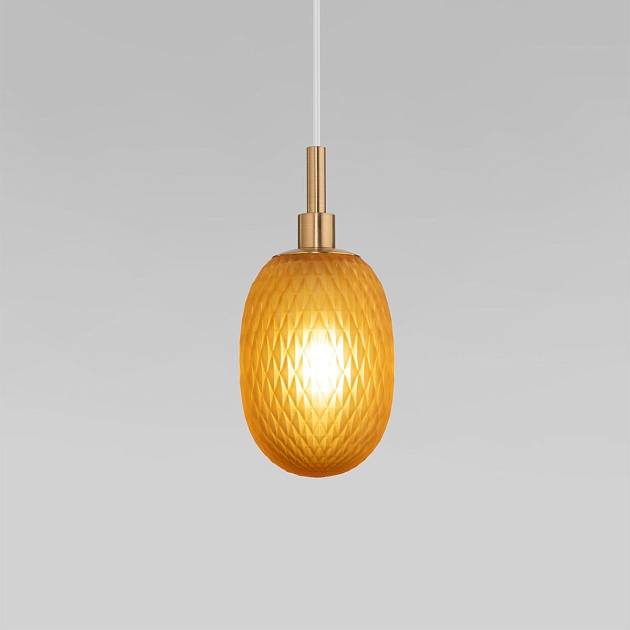 Подвесной светильник Eurosvet Pineapple 50266/1 янтарный Фото № 4