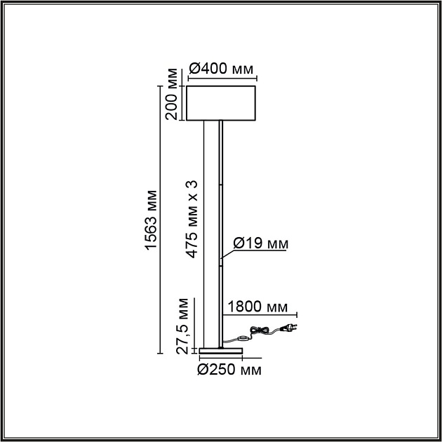 Торшер Lumion Moderni Nikki 8251/2F изображение 2 Торшер Lumion Moderni Nikki 8251/2F Фото № 2