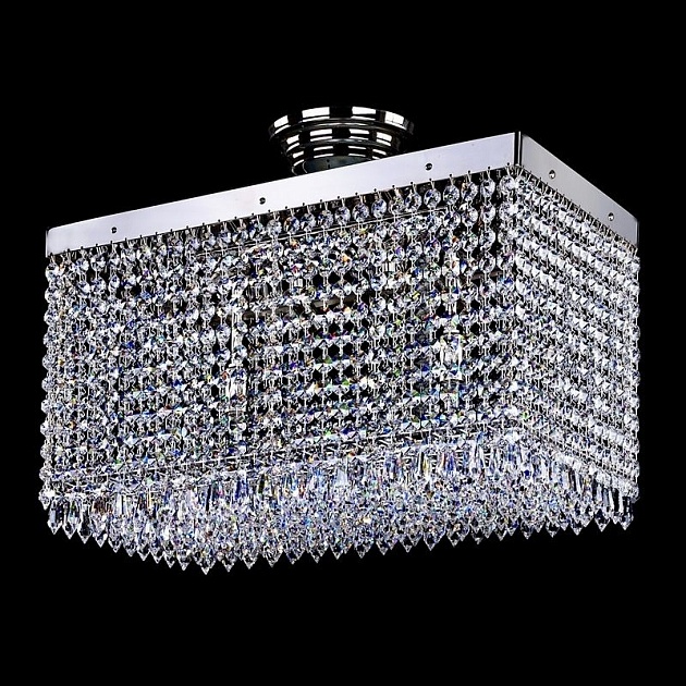 Потолочный светильник Artglass Leandra 250X450 Nickel CE изображение 1 Потолочный светильник Artglass Leandra 250X450 Nickel CE Фото № 1