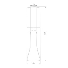 Потолочный светодиодный светильник Elektrostandard Apex 25113/LED a068288 1