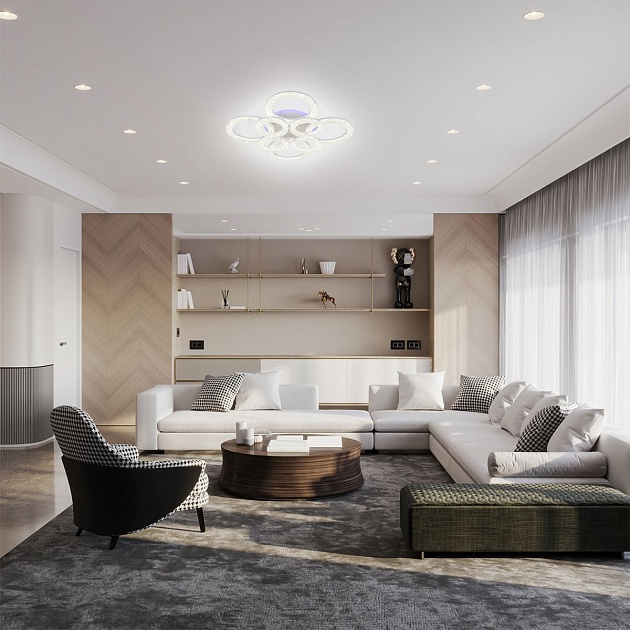 Потолочная светодиодная люстра Escada Alunit 10296/8LED BL Фото № 2