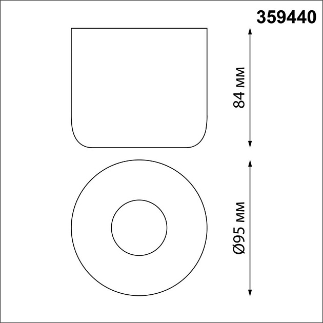 Потолочный светодиодный светильник Novotech Over Lisse 359440 Фото № 2