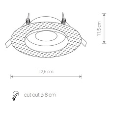 Встраиваемый светильник Nowodvorski Echo 8371 1