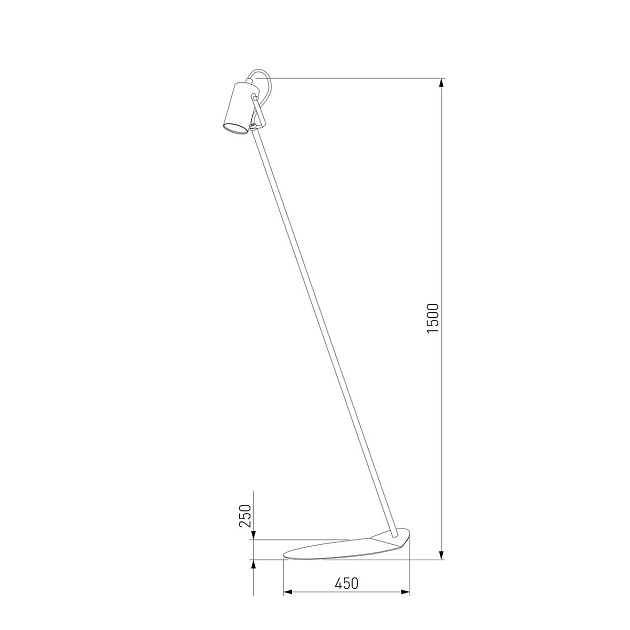 Торшер TK Lighting 3063 Redo Black Фото № 2