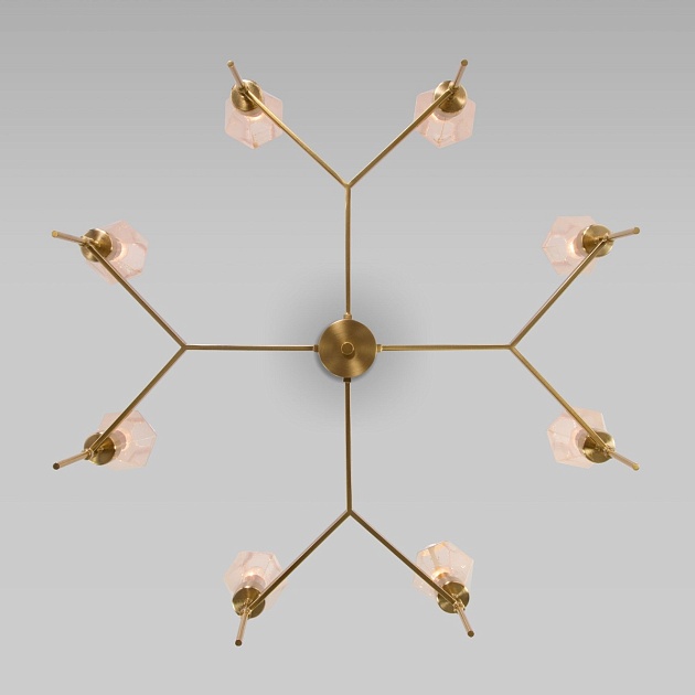 Потолочная люстра Eurosvet Prism 60143/8 латунь Фото № 2