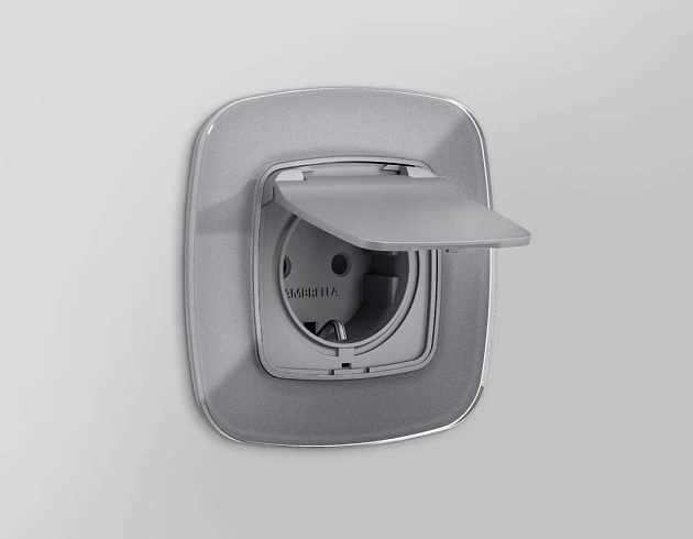 Лицевая панель розетки AMBRELLA VOLT OP5080 Фото № 2