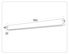 Трековый светодиодный светильник Ambrella Light Track System Magnetic 220V GL1291 2