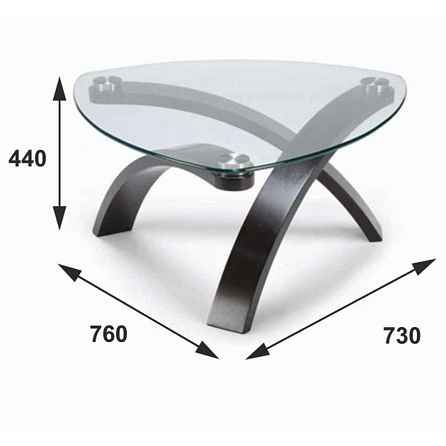 Журнальный стол Мебелик Гурон 3 000482 Фото № 3