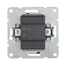 Выключатель LK Studio 3-кл.(схема 1+1+1) 16 A, 250 B (черный бархат) LK60 862108-1 1