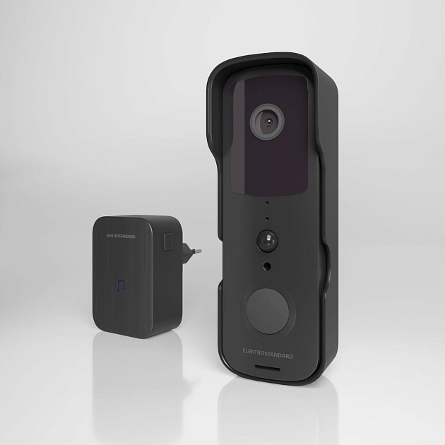 Видеозвонок Elektrostandard 76105/00 черный 4690389185526 изображение 1 Видеозвонок Elektrostandard 76105/00 черный 4690389185526 Фото № 1