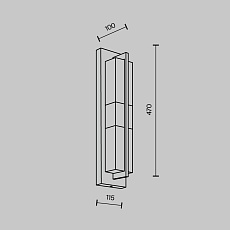 Настенный светодиодный светильник Modelux Modestyle MS.105.470 3