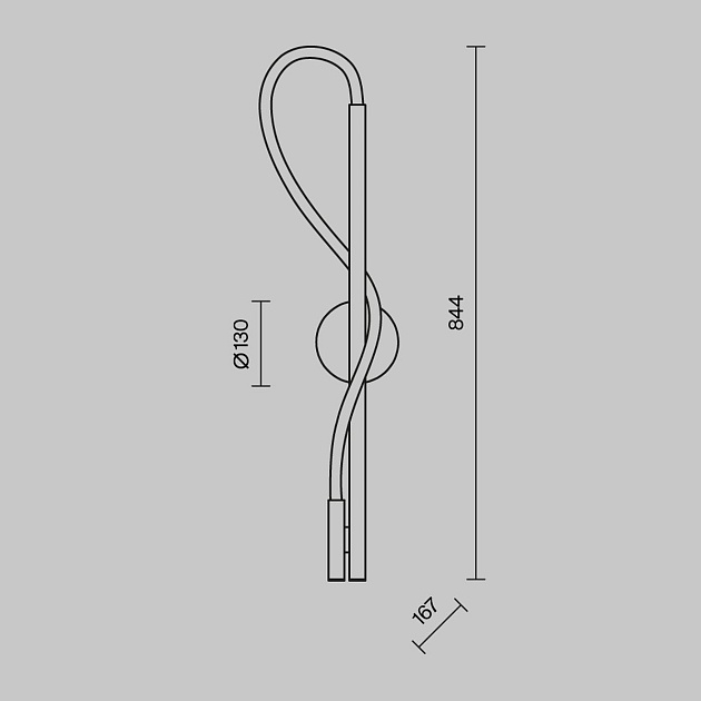 Настенный светильник Maytoni Tau MOD166WL-L12G3K изображение 2 Настенный светильник Maytoni Tau MOD166WL-L12G3K Фото № 2