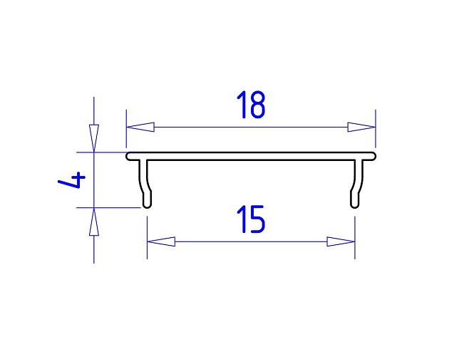 Профиль с рассеивателем Ambrella Illumination GP1600WH Фото № 2