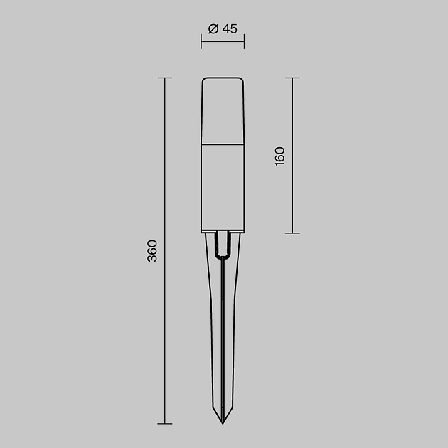Ландшафтный светильник Maytoni Outdoor O416FL-L3B3K Фото № 2