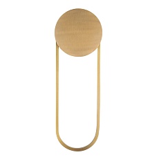 Настенный светодиодный светильник Crystal Lux Nina AP18W Led Brass 2