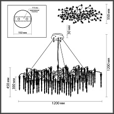 Подвесная люстра Odeon Light Banche 5005/12 5