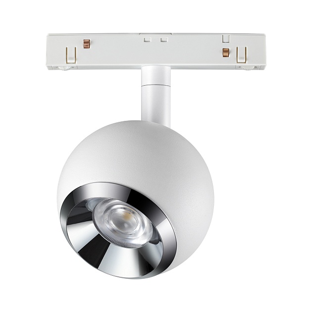 Трековый низковольтный светодиодный светильник Novotech Shino Flum 358394 Фото № 1