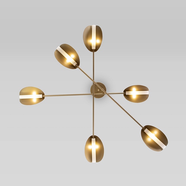 Потолочная люстра Eurosvet Grazia 70148/6 золото Фото № 4