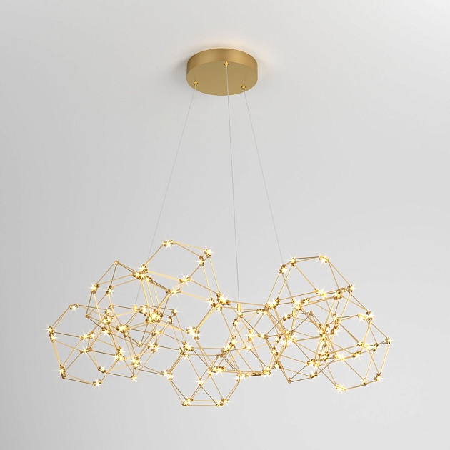 Подвесной светодиодный светильник Eurosvet Uma 90169/12 медь изображение 1 Подвесной светодиодный светильник Eurosvet Uma 90169/12 медь Фото № 1