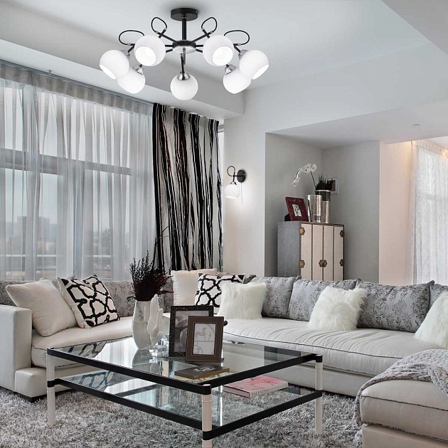 Потолочная люстра Citilux Стивен CL141271 изображение 2 Потолочная люстра Citilux Стивен CL141271 Фото № 2