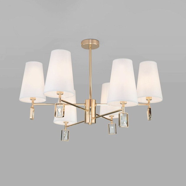 Потолочная люстра Eurosvet Milazzo 60137/6 золото изображение 1 Потолочная люстра Eurosvet Milazzo 60137/6 золото Фото № 1