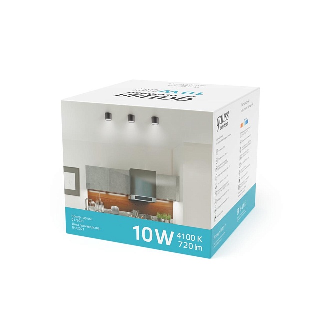 Потолочный светодиодный светильник Gauss Overhead HD020 изображение 2 Потолочный светодиодный светильник Gauss Overhead HD020 Фото № 2