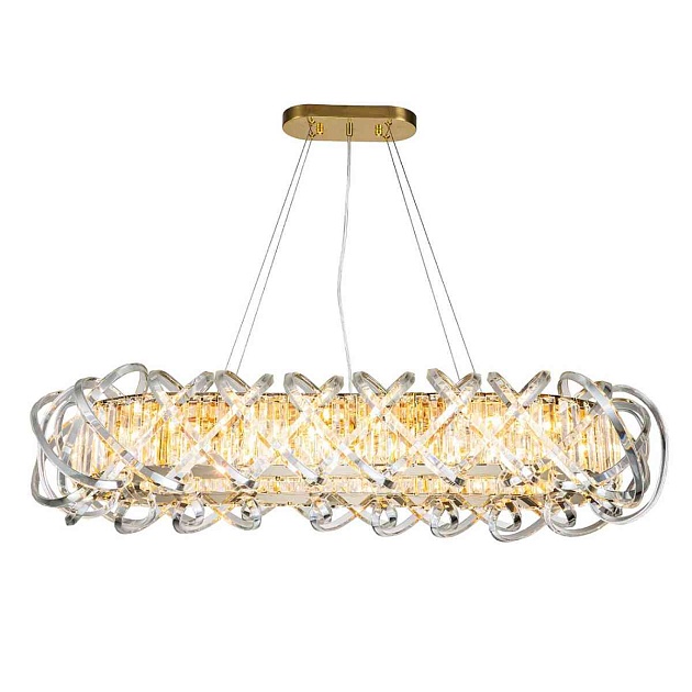 Подвесная люстра Indigo BRACCIA 12007/12PL Gold V000400 Фото № 1