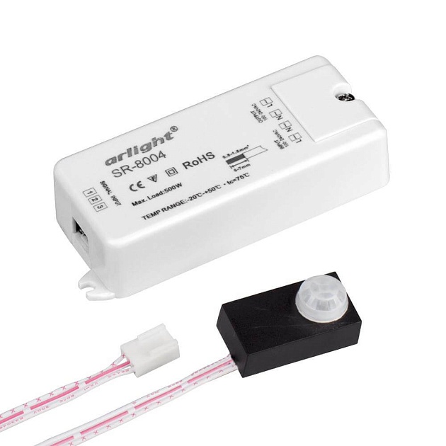 Датчик движения инфракрасный Arlight SR-8004 Black 020864 Фото № 1