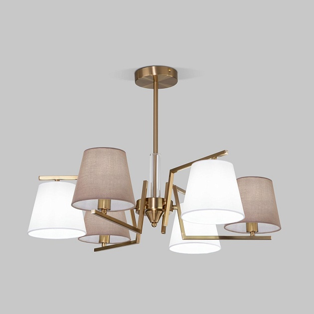 Потолочная люстра Eurosvet Ozark 60149/6 латунь Фото № 1