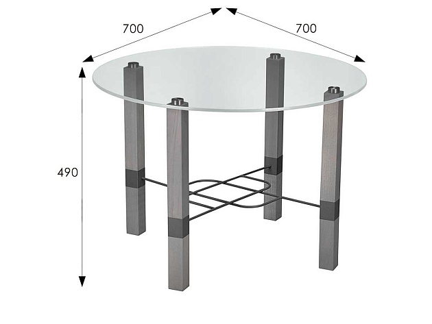 Журнальный стол Мебелик Лючия 3101 006484 изображение 3 Журнальный стол Мебелик Лючия 3101 006484 Фото № 3