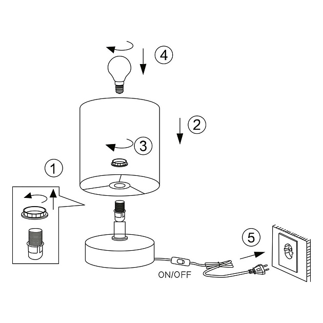 Настольная лампа Rivoli Eleanor 7070-501 Б0057269 изображение 3 Настольная лампа Rivoli Eleanor 7070-501 Б0057269 Фото № 3